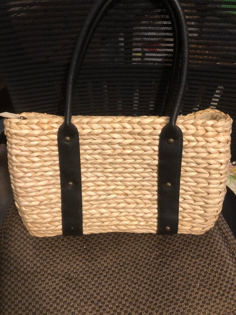 Straw Handbag - Picture 2 of 7